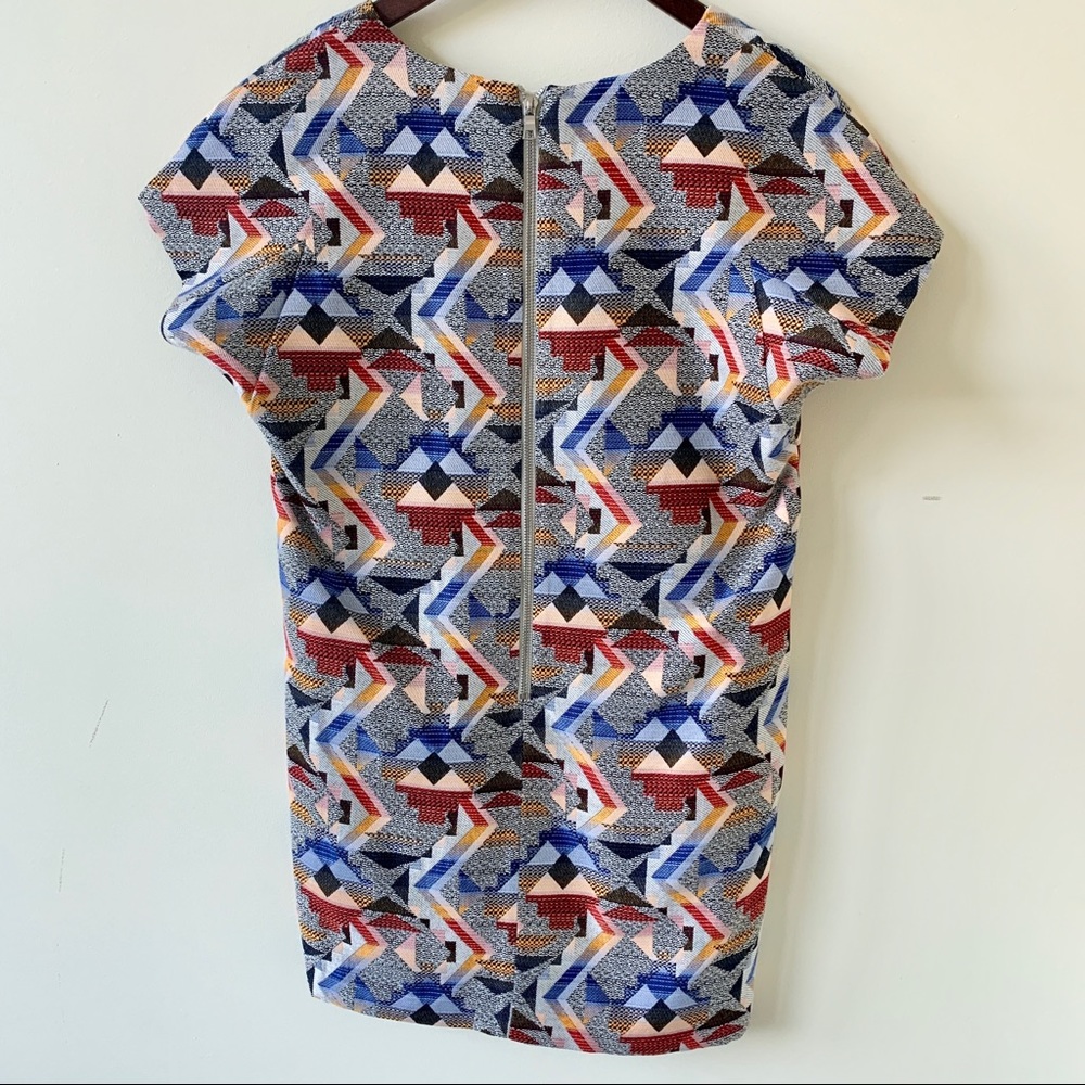 FRNCH Southwest Print Shift Dress pockets sz S NEW - Picture 9 of 16